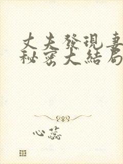 丈夫发现妻子的秘密大结局封面