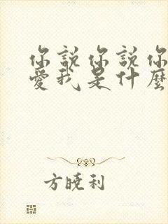 你说你说你还是爱我是什么歌