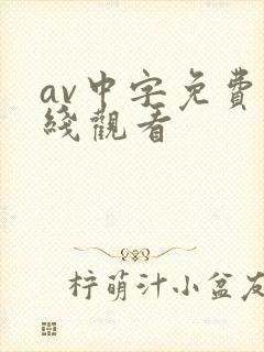 av中字免费在线观看