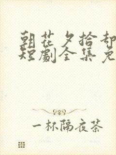 朝花夕拾却已迟短剧全集免费播放