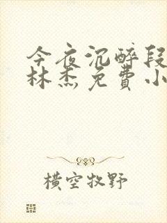 今夜沉醉段雪娇林杰免费小说