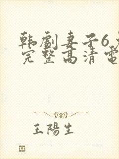 韩剧妻子6免费完整高清电视剧在线看中文