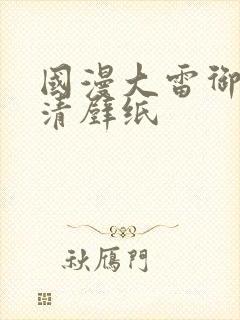 国漫大雷御姐高清壁纸