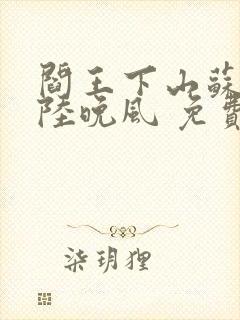 阎王下山苏文,陆晚风 免费阅读