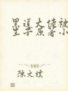 黑道大佬被囚禁生子原著小说叫什么