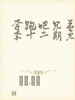 奔跑吧兄弟第十季十二期免费观看