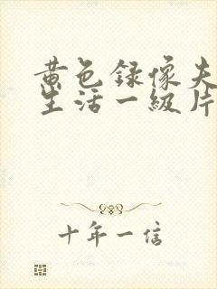 黄色录像夫妻性生活一级片封面