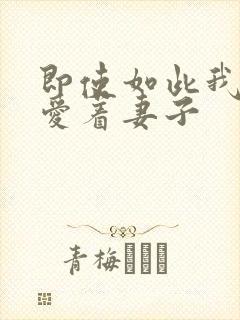 即使如此我仍然爱着妻子封面