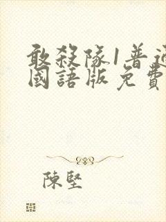 敢杀队1普通话国语版免费播放封面