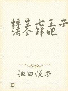 转生七王子的魔法全解吧