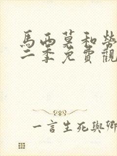 马西莫和劳拉第二季免费观看高清