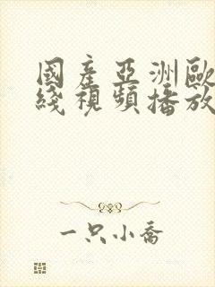 国产亚洲欧美在线视频播放封面