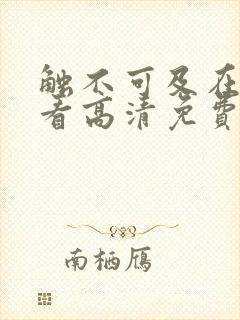 触不可及在线观看高清免费