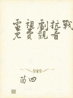 电视剧抗战风云免费观看