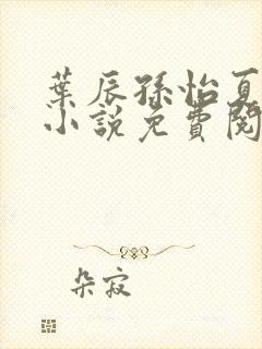 叶辰孙怡夏若雪小说免费阅读全文