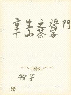 重生之将门毒后千山茶客