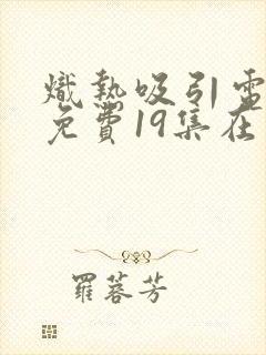 炽热吸引电视剧免费19集在线观看