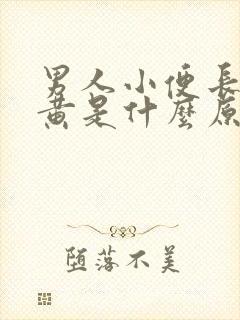 男人小便长期尿黄是什么原因