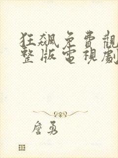 狂飙免费观看完整版电视剧39集