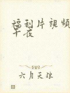 福利片视频av午夜