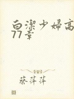 白洁少妇高义第77章