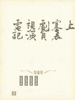 电视剧塞上风云记演员表封面