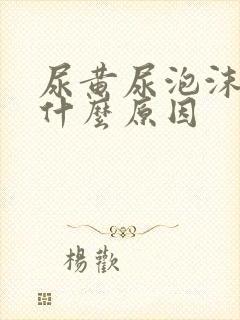 尿黄尿泡沫多是什么原因