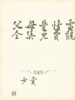 父母爱情电视剧全集免费观看高清封面