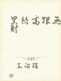 黑丝高跟无套内射