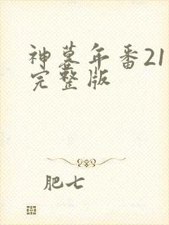 神墓年番21集完整版封面