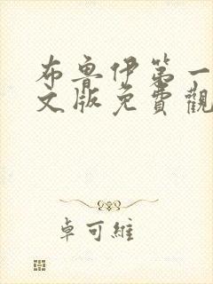 布鲁伊第一季中文版免费观看封面