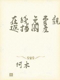 在线免费观看无遮挡国产