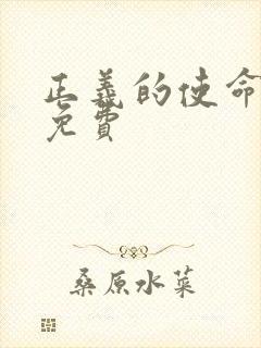 正义的使命全文免费