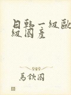 日韩一级欧美一级国产