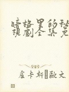 暗格里的秘密电视剧全集免费观看封面