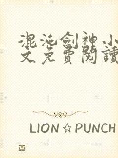 混沌剑神小说原文免费阅读