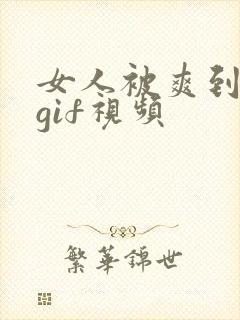 女人被爽到呻吟gif视频