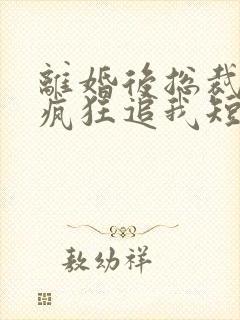 离婚后总裁前夫疯狂追我短剧封面