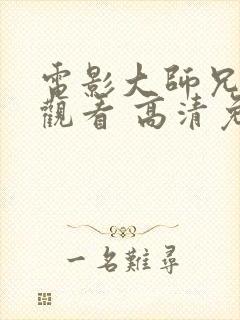 电影大师兄在线观看 高清免费版