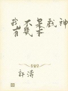 我不是戏神一共有几本