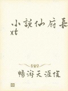 小说仙府长生txt