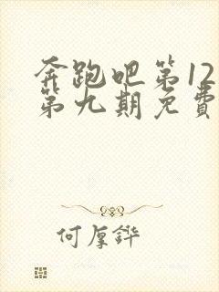 奔跑吧第12季第九期免费观看完整版