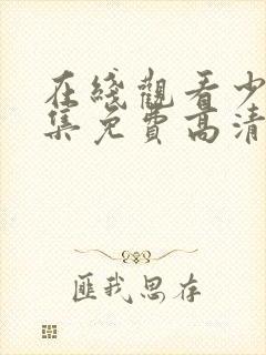 在线观看少帅全集免费高清封面