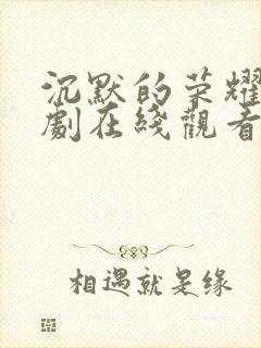 沉默的荣耀电视剧在线观看免费全集