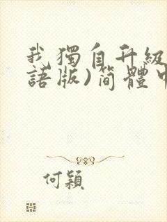 我独自升级(国语版)简体中文