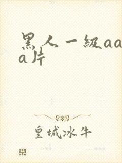 黑人一级aaaa片