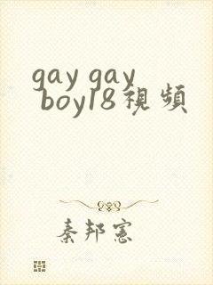 gay gay boy18视频