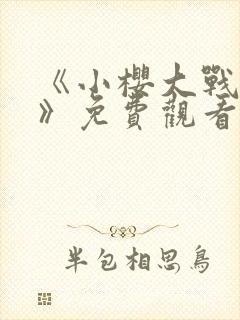 《小樱大战鸣人》免费观看动漫