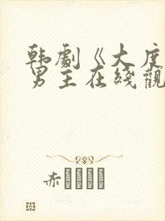 韩剧《大度》双男主在线观看