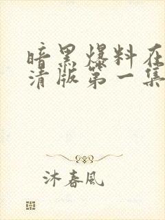 暗黑爆料在线高清版第一集免费观看